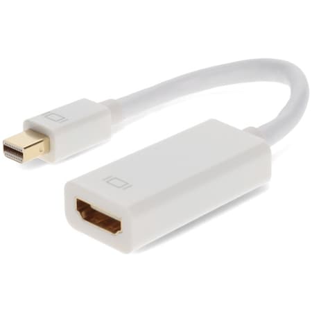 Add-On Addon 5 Pack Of 8In Mini-Displayport Male To Hdmi Female Black, PK5 MDP2HDMIAW-5PK